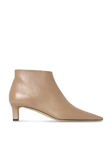 The Row Carla Boot 45 in Beige Grey