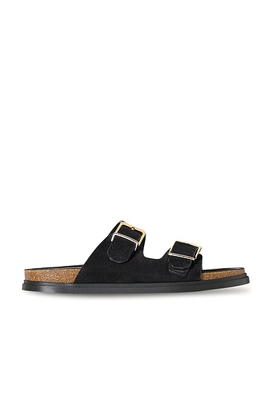 The Row Buckle Slide in Black