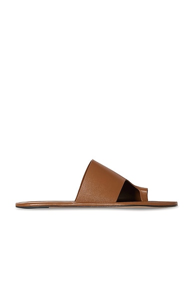 The Row Malick Thong Sandal in Honey