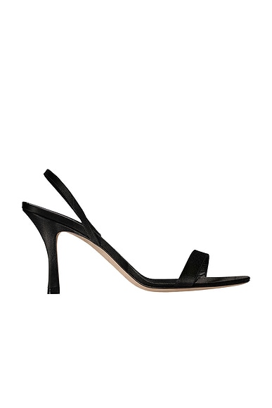 The Row Ella Slingback Sandal in Black