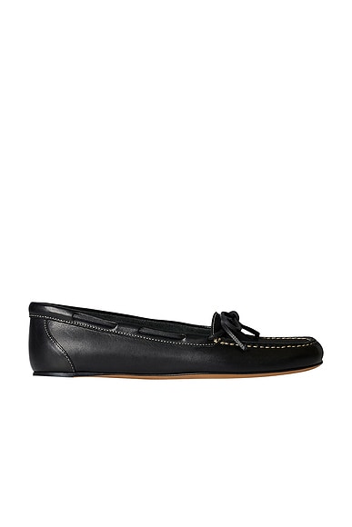 The Row Jeri Moccasin in Black