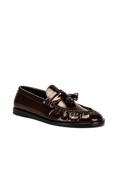 Shop The Row Men's Loafers In Espresso