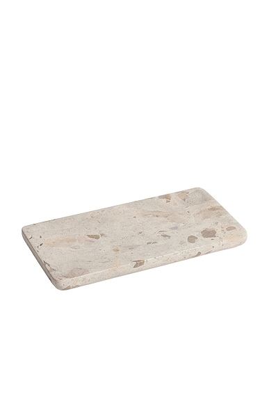 The Favorites Marble Vanity Tray in Crema Fossil