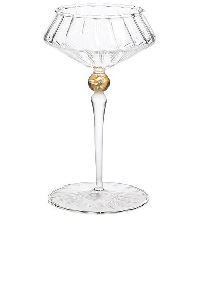 Ondine Fluted Coupe Cocktail Glass