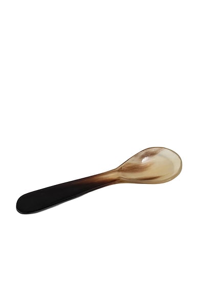 Set of 4 Horn Condiment & Caviar Spoon