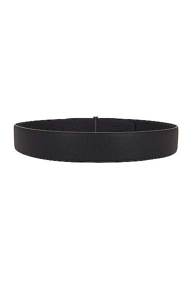 Shop Tom Ford 40 Mm Reversible Belt In Black