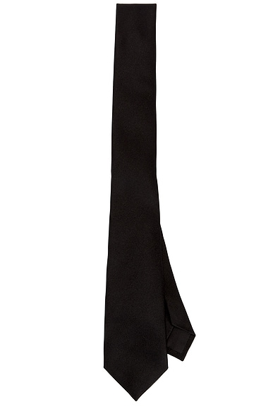 TOM FORD Solid Silk Tie 6 Cm in Black