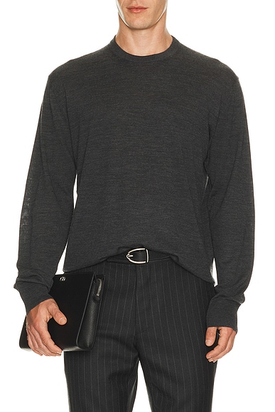 Ultrafine Merino Wool Oversized Crew Neck