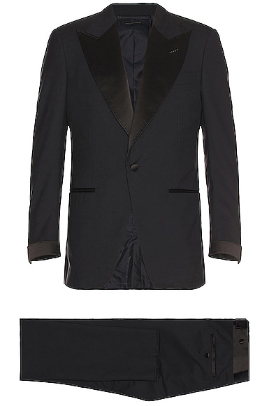 Super 120's Plain Weave Atticus Evening Suit