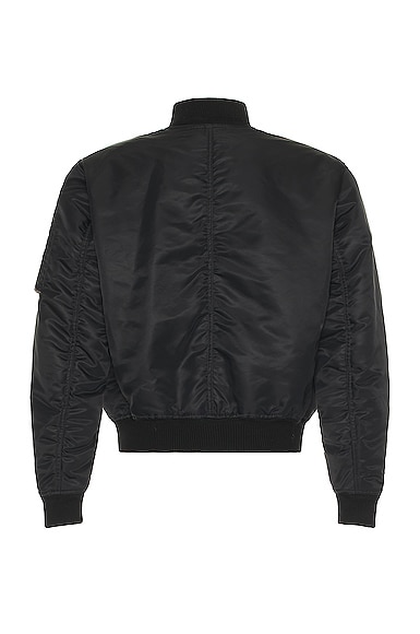 Shop Tom Ford Compact Nylon Bomber In Black