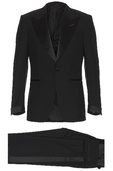 Super 120's Plain Weave Shelton Evening Suit