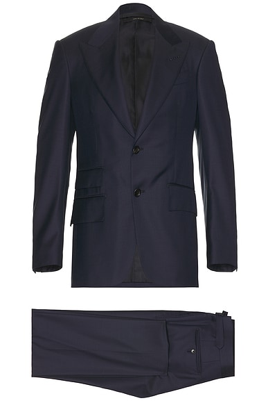 Super 110's Sharkskin Shelton Suit
