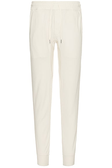Tom Ford Lightweight Lounge Sweatpant In Ivory