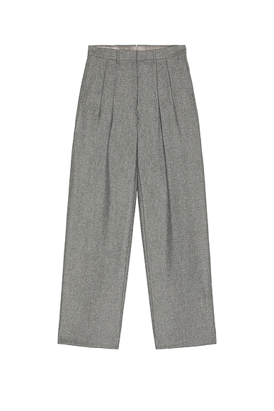 Traditional Flannel Double Pleat Pant