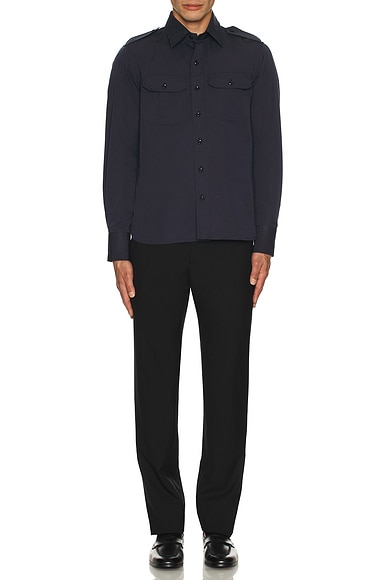 Fluid Poplin Western Shirt