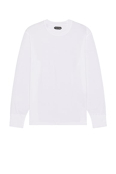 TOM FORD Crew Neck Tee in White