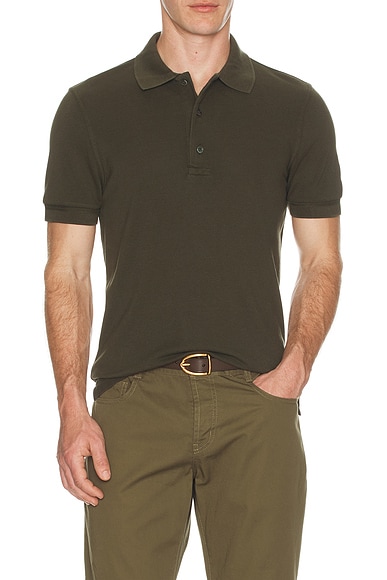 Lyocell Piquet Short Sleeve Polo