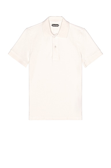 TOM FORD Toweling Polo in White