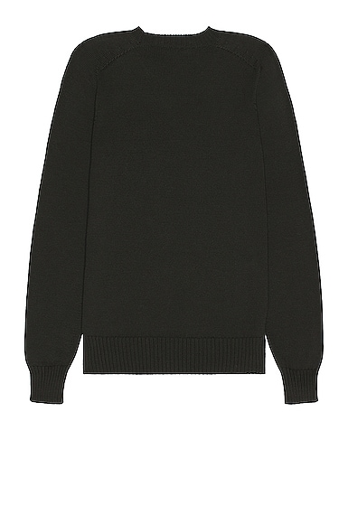 Shop Tom Ford Cotton Silk Ls Crewneck In Charcoal