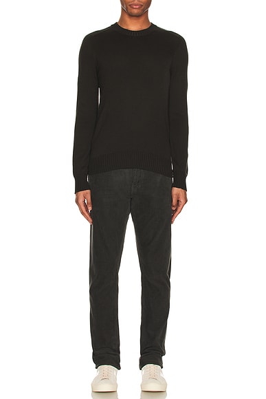 Cotton Silk Ls Crewneck