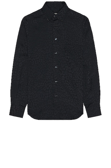 TOM FORD Fluid Fit Leisure Shirt in Black