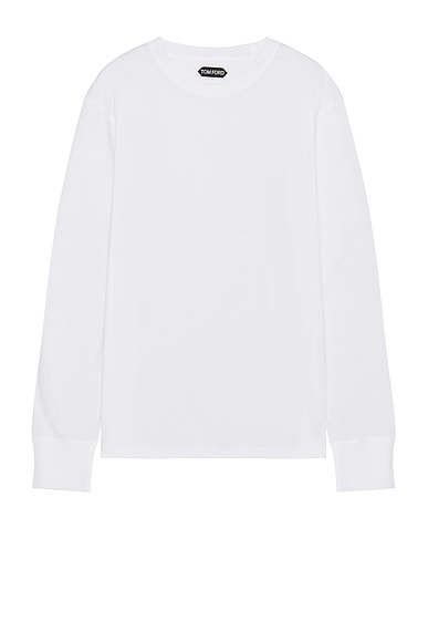 Tom Ford Longsleeve Crewneck In White
