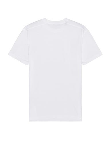 Tom Ford Logo Round Collar Short-sleeved T-shirt In White
