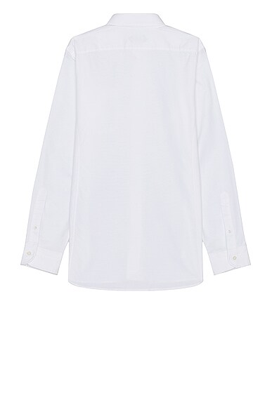 Shop Tom Ford Washed Stretch Oxford Slim Fit Leisure Shirt In White
