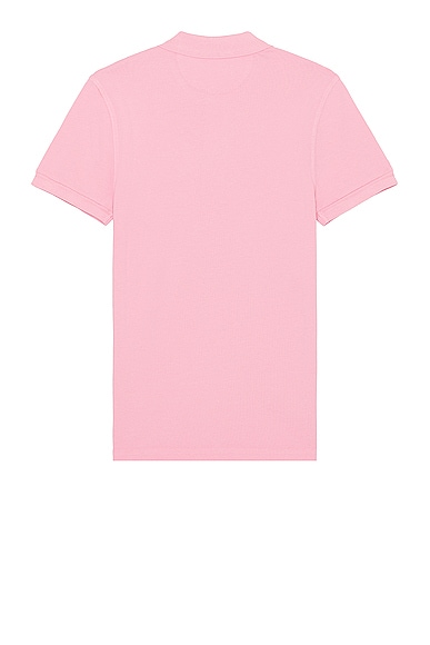 Shop Tom Ford Tennis Piquet Short Sleeve Polo In Pink