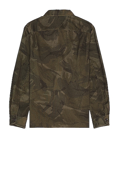 Shop Tom Ford Camo Cord Over Shirt In Combo Camo