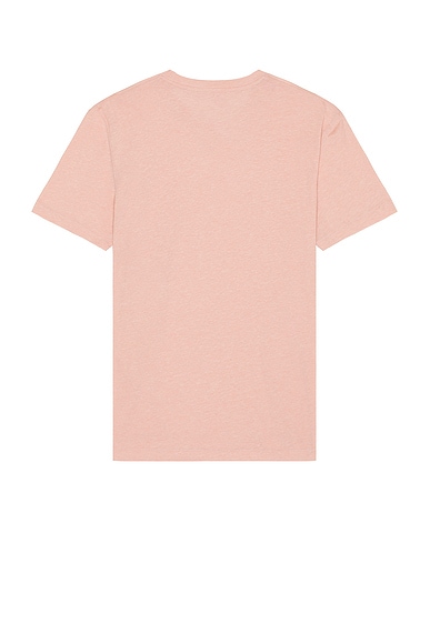 Tom Ford Melange Crew In Soft Peach