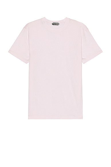 TOM FORD Lyocell Cotton Tee in Pale Lilac