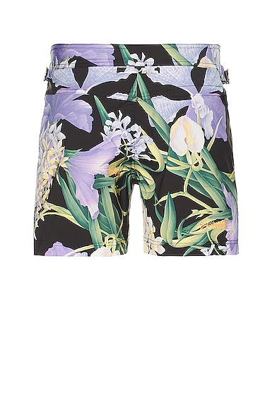 Shop Tom Ford Bold Orchid Swim Shorts In Bold Orchid Lavender