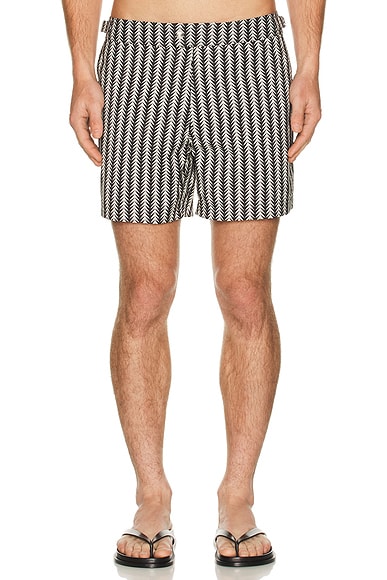 Click Image To Zoom Geometric Print Micro Compact Poplin Swim Short