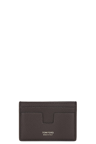 TOM FORD Cardholder in Chocolate