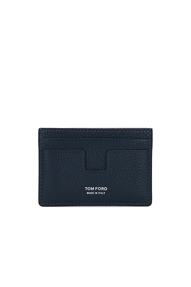 Soft Grain Leather T Line Cardholder