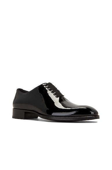 TOM FORD PATENT LACE UP