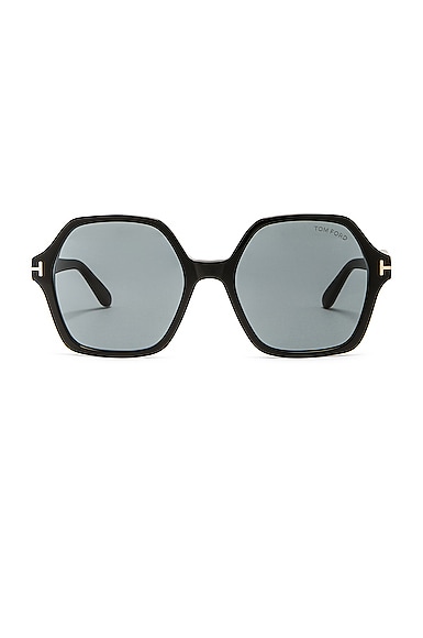 Tom Ford Romy Sunglasses In Shiny Black Fwrd 