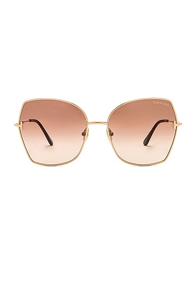 Tom ford 60mm oversized sunglasses new arrivals