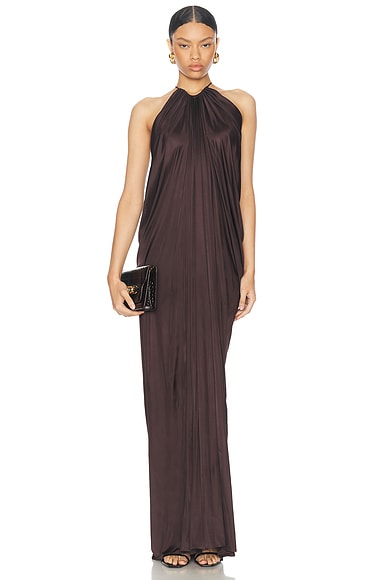 Halterneck Evening Dress