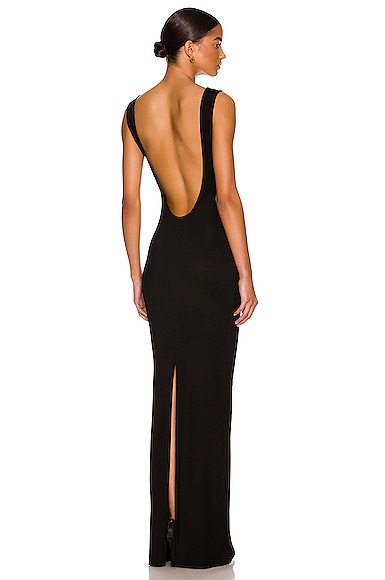TOM FORD Sleeveless Open Back Gown in Black | FWRD