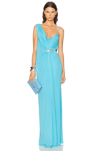 Crepe Jersey Evening Dress