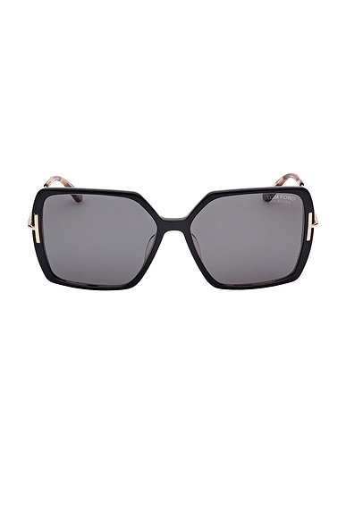 TOM FORD Joanna Sunglasses in Black & Pink Havana
