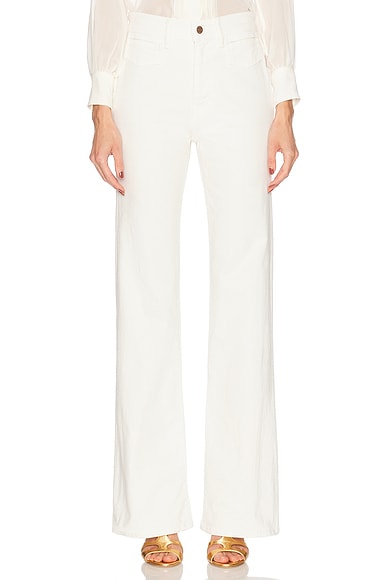 TOM FORD Flare Jean in Soft White