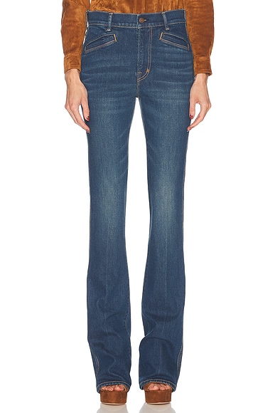 TOM FORD Flare Jeans in Mid Blue