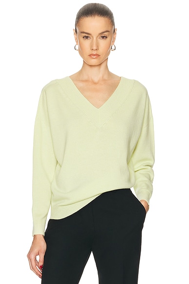 TOM FORD V-Neck Sweater in Double Cream