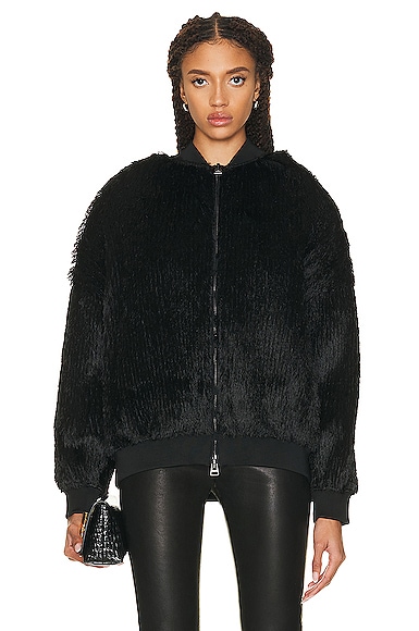 Faux Fur Bomber Jacket