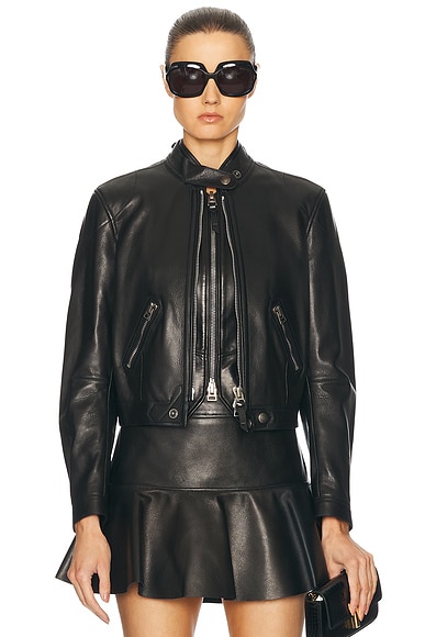 Rick Owens Dracubiker Jacket in Black | FWRD