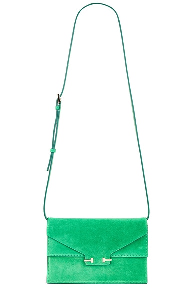 TOM FORD Suede Calf Mini Bag in Formal Garden