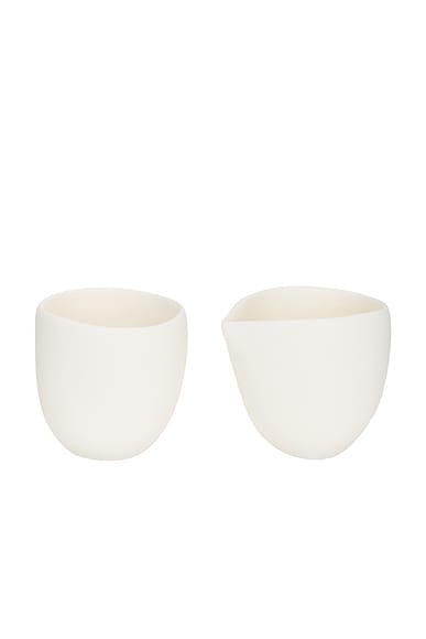 Tina Frey Designs Creamer & Sugar Set in White